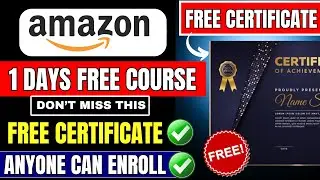 🔴Amazon 1 day free Certification | Learn AWS from an Ex-Amazon Expert! | Get Free Certificate
