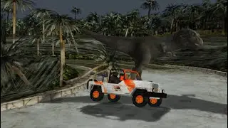 Universal Studios Theme Park Adventure Part 6 Jurassic Park No Commentary