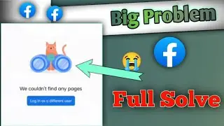 we couldn't find any pages creator studio 😰 facebook creator studio login problem 😭 facebook creator