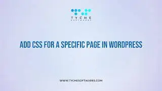 Add CSS For a Specific Page in WordPress