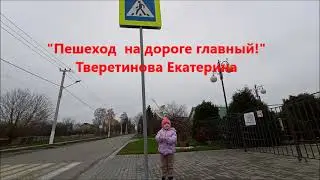 Тверетинова Екатерина Пешеход на дороге главный!
