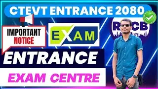 NOTICE!🔴 FULL PAYING ENTRANCE CENTRE ✅ CTEVT ENTRANCE 2080