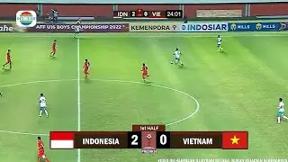 🔴 Timnas Indonesia vs Vietnam | Disiarkan Indosiar | Piala AFF U-16 2022 | Pada 06/08/2022 20.00 WIB