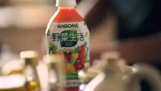 クルム伊達公子（くるむだてきみこ）出演CM 野菜生活100　つくろう！Ｍｙ野菜生活　朝（オリジナル）篇