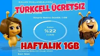 TURKCELL BEDAVA İNTERNET 2020