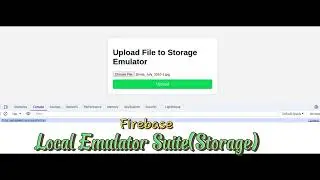 Firebase local storage emulator testing