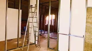 Why gypsum board and not gypsum fiber board? We frame the walls!