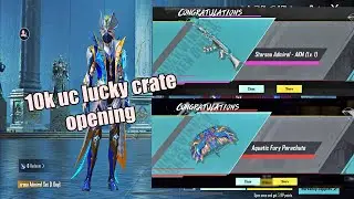 Starsea admiral BGMI crate opening