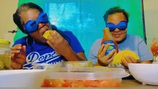 Wearing upside down glasses while attempting to eat tacos challenge @StephLovesLove