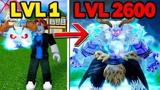 BLOX FRUITS NOOB TO MAX WITH YETI FRUIT NEW UPDATE!!