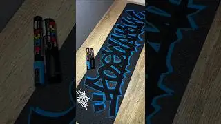 MAD GRAFFITI ON A SKATE GRIP TAPE 🛹 #graffitiart #graffiti #shorts