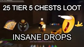25 TIER 5 BOSSES With 2x Drop Rate AMAZING LOOT (Project Slayers)