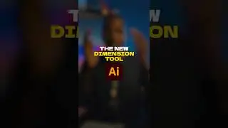 The dimension tool is extremely useful! #adobeillustrator