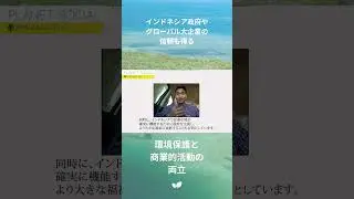 「インドネシア　CO2を吸収する森作りファンド」動画公開 #7 (Short ver.) #セキュリテ #EmeraldFile