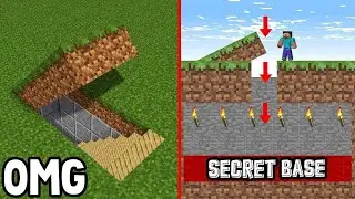 How to make Underground House in MINECRAFT #minecraft