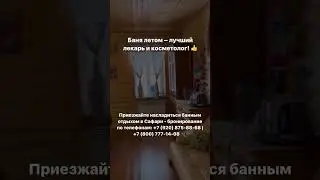 Баня летом в Сафари-парке