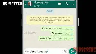 Whatsapp funny chatting with mother-in-law ||saas bahu sajish ||No Matter||by Ankit kumar Das