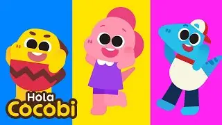 Cabeza, Hombros, Rodillas Y Pies🙆‍♀️Canciones Infantiles para Niños | Nursery Rhymes | Hola Cocobi
