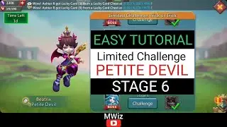 Limited Challenge Stage 6 EASY Trick vs Trick Beatrix (Lords Mobile Limited Challenge Petite Devil)