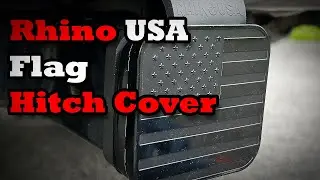 Rhino USA Flag Hitch Cover Detailed View and Install