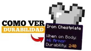 Cómo Ver la Durabilidad de las Herramientas en Minecraft Bedrock 1.21+