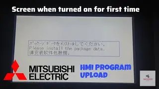 Mitsubishi HMI program upload | GS2107-WTBD-N | Installing package data using GT DESIGNER 3 