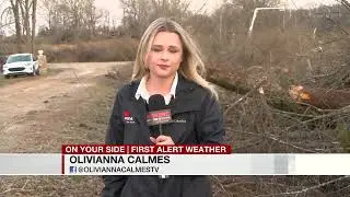 LIVESHOT Alabama Storm Damage