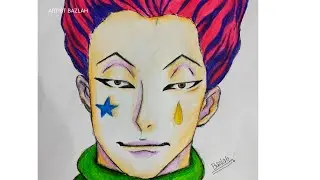HOW TO DRAW HISOKA • Hunter X Hunter ~ Coloured Pencil • ヒソカの描き方・ハンター×ハンター～色鉛筆