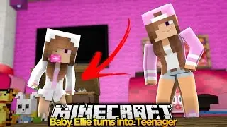 Minecraft Little Kelly : BABY ELLIE TURNS INTO A TEENAGER!