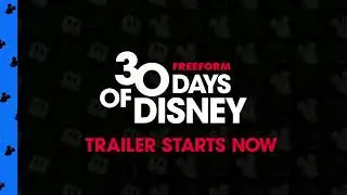 Freeform 30 days of disney promo