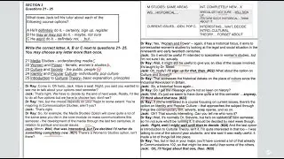 IELTS Listening - Matching question type