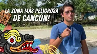 Lo que no te cuentan de Cancún - Visitando la zona mas PELIGROSA de Cancún.