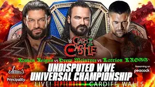 WWE 2K22 Roman Reigns VS Drew Mcintyre VS Karrion Kross Full Match Gameplay
