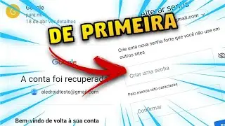 Como RECUPERAR senha gmail do celular | MÉTODO FUNCIONAL