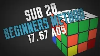 You can be Sub 20 with the Beginner's Method on Rubik's Cube | 17.67 AO5