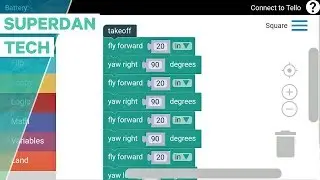 Ryze Tello drone | How to program your Tello with DroneBlocks App!