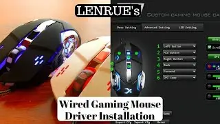 How to Install the Driver for LENRUE's Wired Gaming Mouse