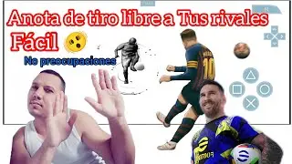 🔥👍🥶COMO ANOTAR DE TIRO LIBRE A TU RIVAL EN CUALQUIER JUEGO DE FUTBOL ASÍ LO PRACTICO CON TODO PES 6