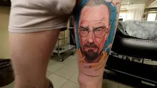 Снимаем Suprasorb-f с тату Хайзенберг!
