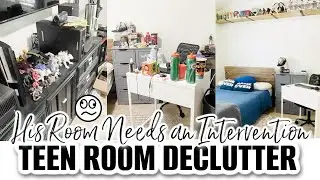 Decluttering AFTER Downsizing.Teen Room Declutter and Organize. Small Home Organize. Minimize w/ Me!