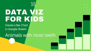 Animal Data - Animals with most teeth - Create a Bar Chart in Google Sheets