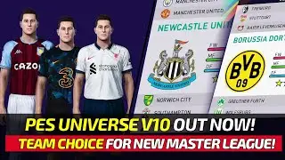 [TTB] PES UNIVERSE V10 OPTION FILE NOW LIVE! - TEAM CHOICE FOR THE NEXT MASTER LEAGUE!