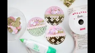 Handmade Embellishments with Scraps & Dies