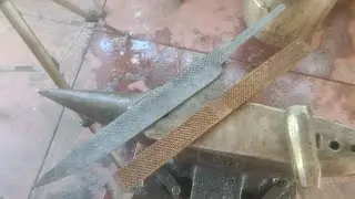 How to Forge a Long Bowie from a Rasp