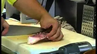 Receta pulpo a la brasa sobre mouselina de patata, Bar Cuesta