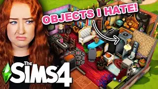 Building an Ugly House Using Objects I HATE in The Sims 4!