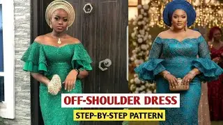 How to make an off shoulder top/dress