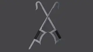 Low-Poly Chinese/African Swords and Daggers Showcase