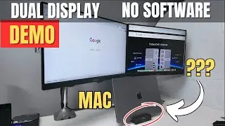 MacBook Pro M2 Dual Monitor Setup