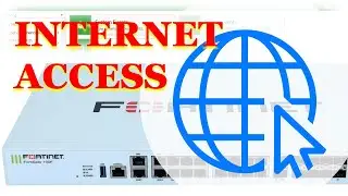 Configuring Internet Access With FortiGate Firewall And Cisco Switch